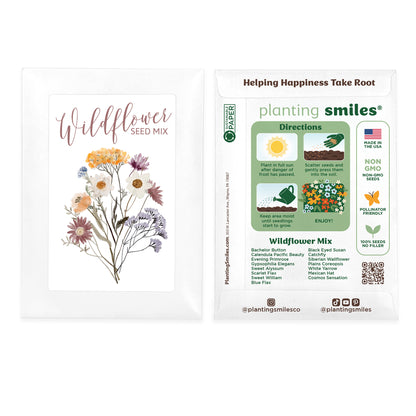 Watercolors, Planting Smiles® Wildflower Seed Packets (Set of 20)