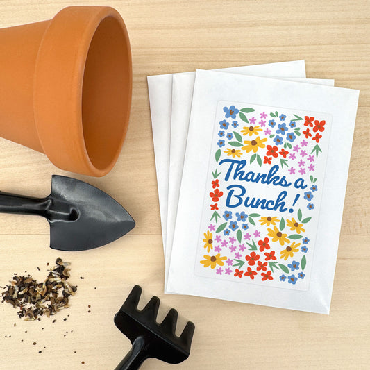 Thanks A Bunch, Planting Smiles® Wildflower Seed Packets (Set of 20)