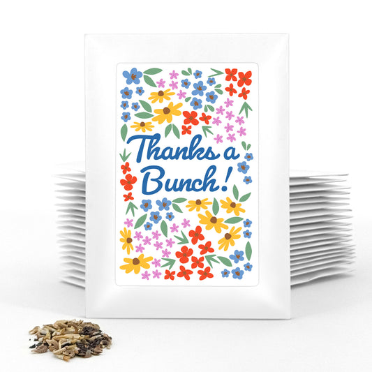 Thanks A Bunch, Planting Smiles® Wildflower Seed Packets (Set of 20)